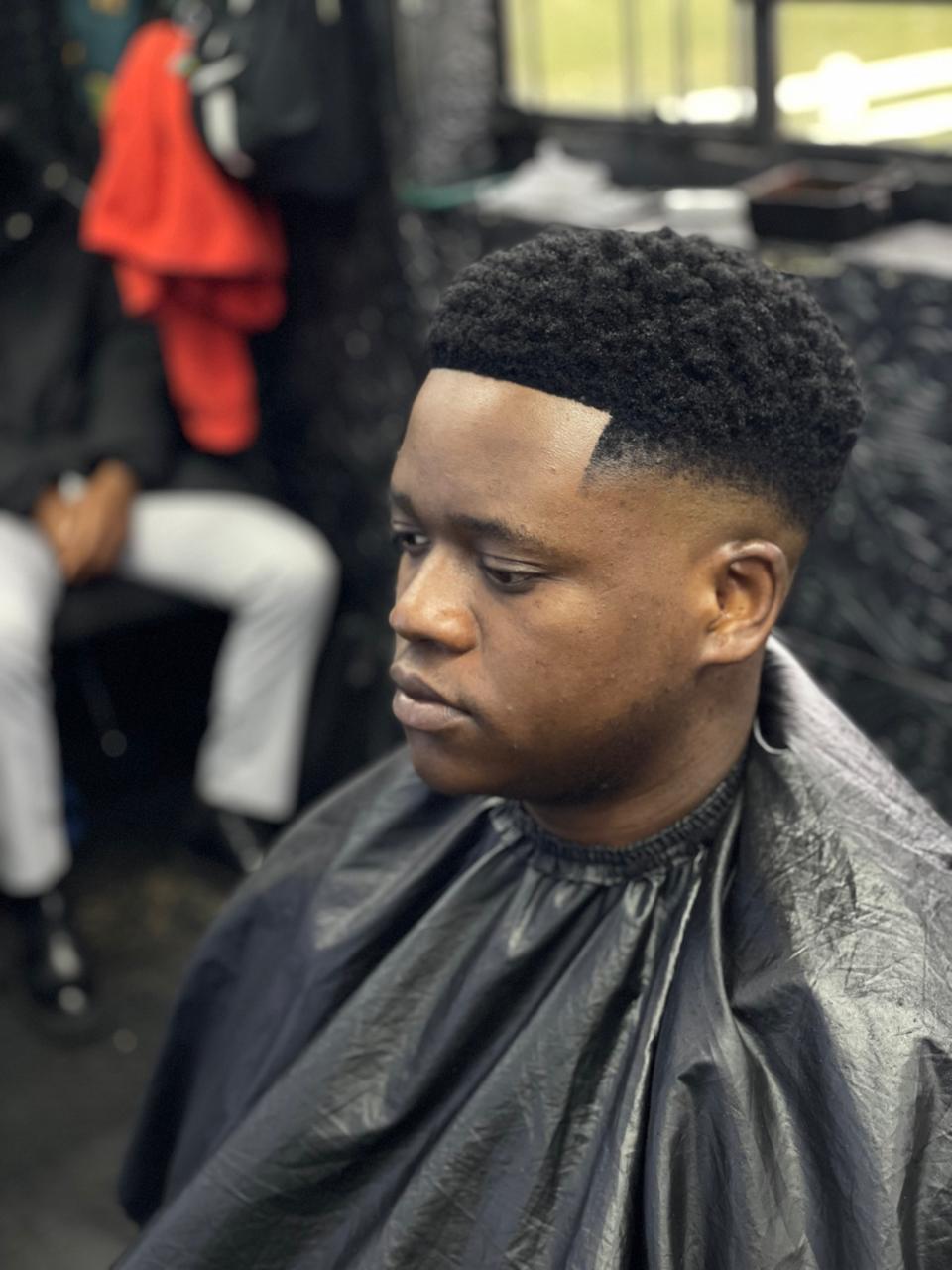 Sponge-twist top with mid fade