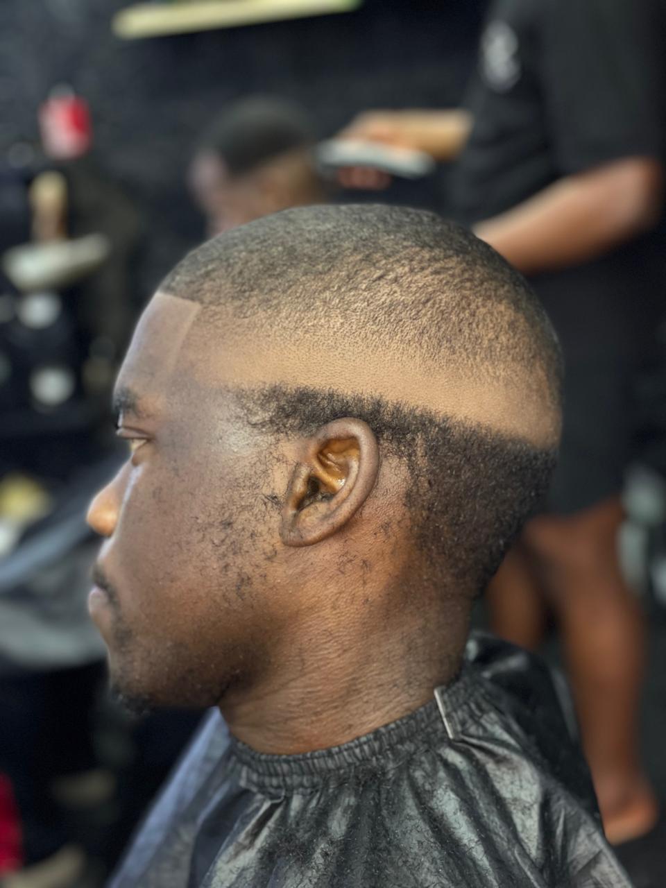 Burst fade cut